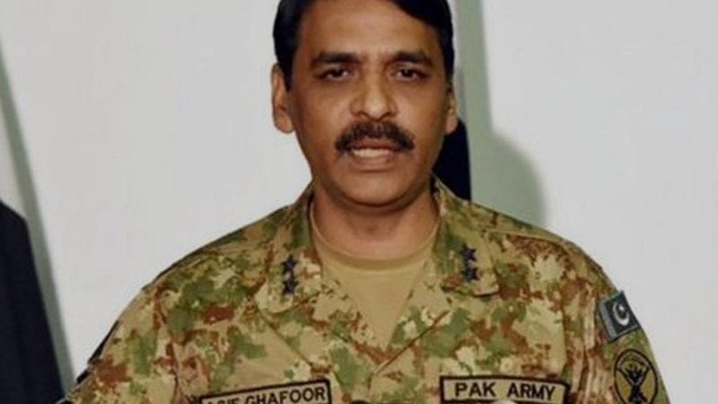 ڈائریکٹر جنرل انٹر سروسز پبلک ریلیشنز (آئی ایس پی آر) میجر جنرل آصف غفور