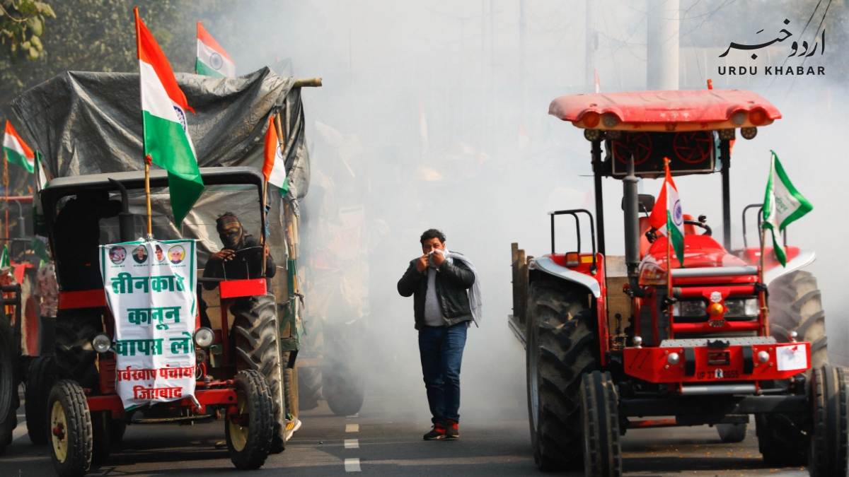 انڈیا میں کسانوں نے دوبارہ احتجاج کے لئے پہنچ گئے