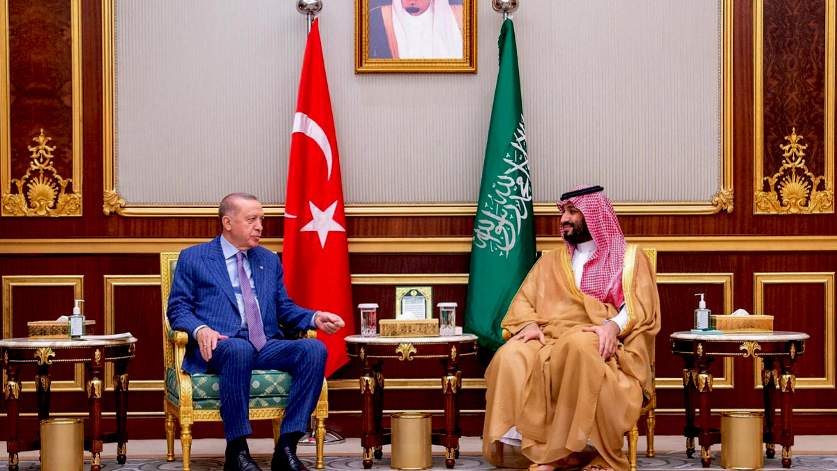 سعودی شہزادہ اور طیب اردگان کی ترکی میں ملاقات￼