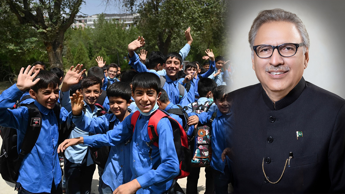 صدر عارف علوی کی افغان طلباء کو آن لائن تعلیم کی پیشکش
