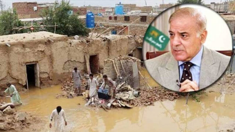 وزیر اعظم شہباز شریف نے سیلاب زدگان کی مدد کے لئے امدادی فنڈ قائم کر دیا