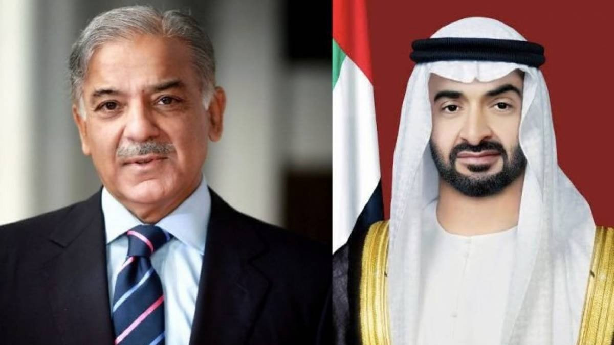 وزیر اعظم شہباز شریف کا انسانی امداد بھیجنے  پر متحدہ عدب امارات کے صدر کا شکریہ￼