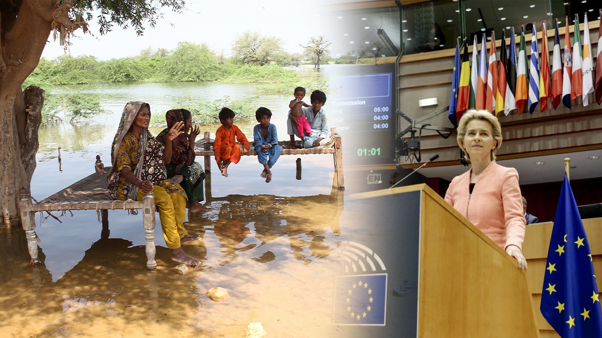یورپی یونین کی سیلاب سے متاثرہ علاقوں کی بحالی میں تعاون کی یقین دہانی