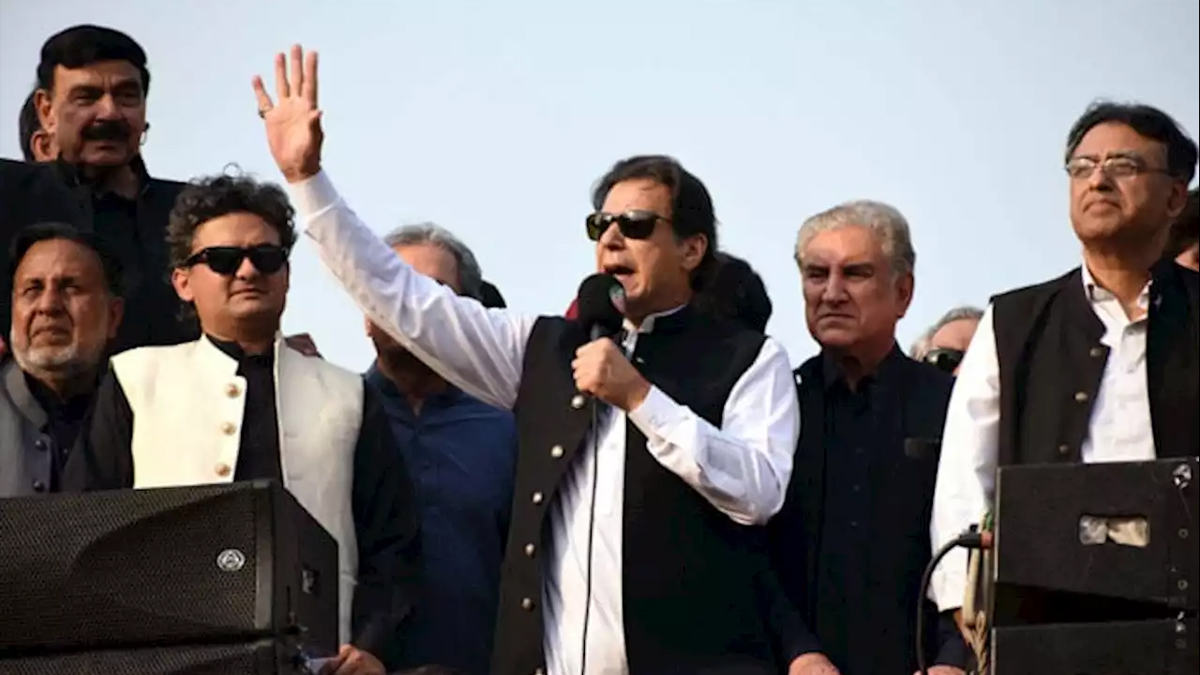  پی ٹی آئی لانگ مارچ سے جمہوریت کو کوئی خطرہ نہیں، عمران خان