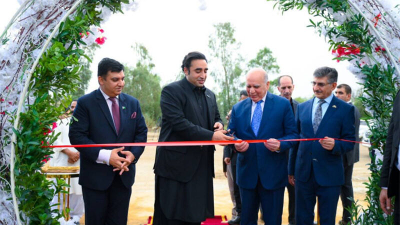 بلاول بھٹو کا بغداد میں نئے سفارت خانے کا سنگ بنیاد