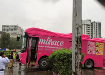 pink bus accident