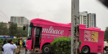 pink bus accident