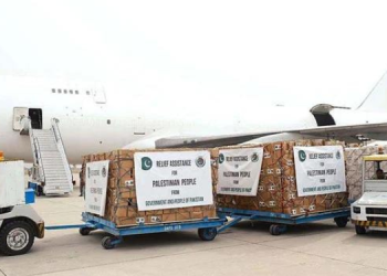 پاکستان نے غزہ کی امداد کے لیے چوتھی امدادی کھیپ بھیجی۔