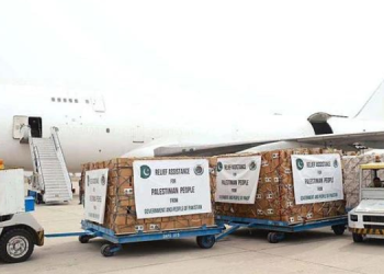 پاکستان نے غزہ کے لیے انسانی امداد کی ساتویں قسط بھیج دی۔