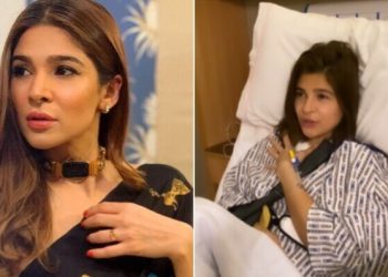 عائشہ عمر نے کالربون سرجری کے بعد ہیلتھ اپ ڈیٹ شیئر کیا: 48 گھنٹے بعد بھی جدوجہد کر رہی ہیں