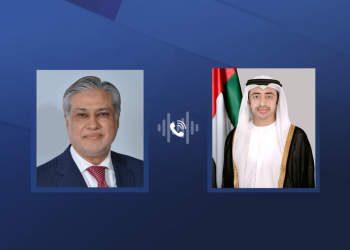 متحدہ عرب امارات کے وزیر خارجہ عبداللہ بن زاید کی وزیر خارجہ اسحاق ڈار کو فون کال، اسٹریٹجک پارٹنرشپ پر تبادلہ خیال 