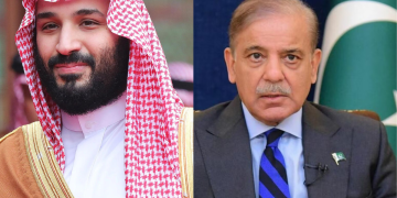 وزیر اعظم شہبازشریف کی سعودی شہزادے سے ملاقات