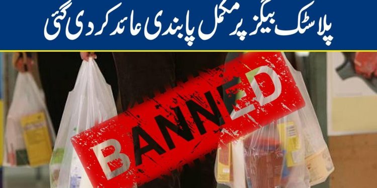 پنجاب 5 جون سے پلاسٹک بیگز پر مکمل پابندی کا اعلان