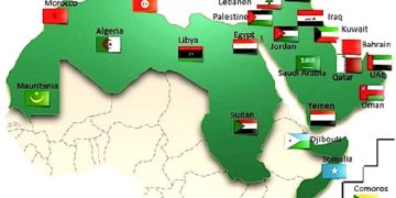 arab league map