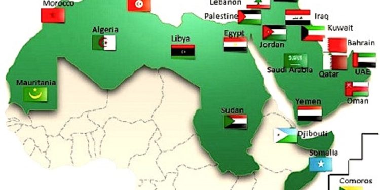 arab league map