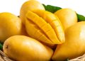 mangoes chopped and fresh