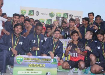 فٹبال یوتھ لیگ میں اس سال 1300 بچے اور بچیاں شرکت کریں گی