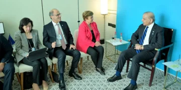 وزیراعظم شہباز شریف کی آئی ایم ایف سربراہ سے ملاقات