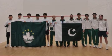 پاکستان ایشین اسکواش چیمپئن شپ کے کوارٹر فائنل میں پہنچ گیا