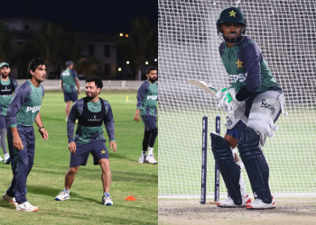 چیمپئنز ٹرافی 2025 کے لیے پاکستانی ٹیم کا بھرپور ٹریننگ سیشن