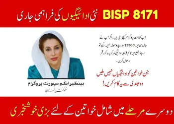 بینظیر انکم سپورٹ پروگرام 8171 دوسرے مرحلے کی ادائیگی کی تاریخ کا اعلان