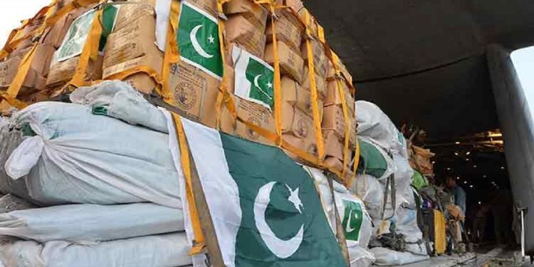 پاکستان کی طرف سے میانمار کو 70 ٹن زلزلہ امداد روانہ