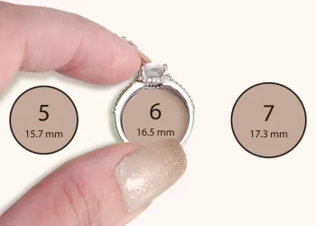 گھر پر انگوٹھی کا سائز ناپنے کا آسان طریقہ