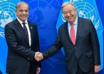 وزیراعظم شہباز شریف اور اقوامِ متحدہ کے سیکریٹری جنرل کے درمیان ایک بار پھر پاک بھارت کشیدگی پر گفتگو