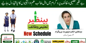 بینظیر تعلیمی وظائف بچوں کی تعلیم کے لیے حکومتی معاونت