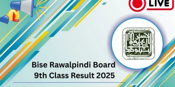 راولپنڈی بورڈ 9ویں جماعت کا رزلٹ 2025 جاری