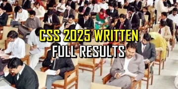 سی ایس ایس 2025 امتحان کے نتائج کا اعلان – تفصیلات یہاں دیکھیں