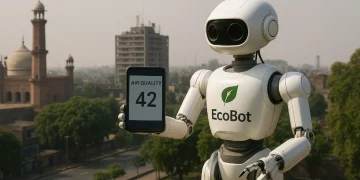 فضائی آلودگی کی نگرانی کے لیے پاکستان کا پہلا اے آئی “ایکو بوٹ” متعارف]