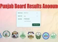 پنجاب کے تمام تعلیمی بورڈز نے 11ویں جماعت کے نتائج 2025 کا اعلان کر دیا