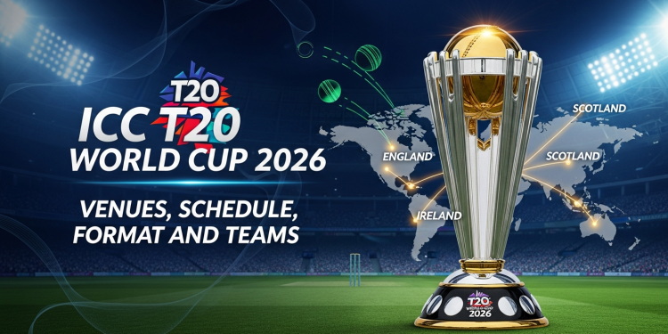 آئی سی سی نے 2026 ٹی 20 ورلڈ کپ کے مقامات، شیڈول، فارمیٹ اور ٹیموں کا اعلان
