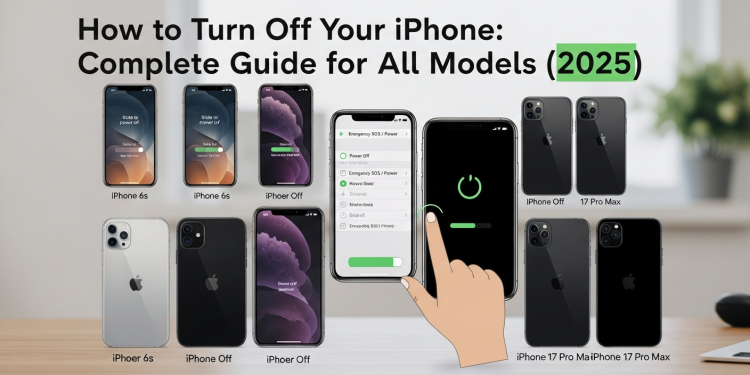آئی فون آف کرنے کا مکمل طریقہ : تمام ماڈلز کے لیے رہنمائی
