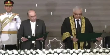 جسٹس امین الدین وفاقی آئینی عدالت کے پہلے چیف جسٹس مقرر