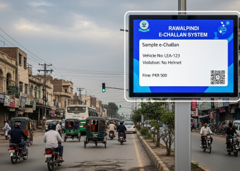 راولپنڈی میں ای-چالان سسٹم کا آغاز، ہزاروں کیمروں سے ٹریفک قوانین کی نگرانی