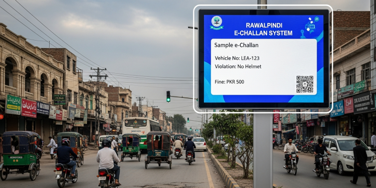 راولپنڈی میں ای-چالان سسٹم کا آغاز، ہزاروں کیمروں سے ٹریفک قوانین کی نگرانی