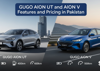 پاکستان میں GUGO AION UT اور AION V کی خصوصیات اور قیمتیں