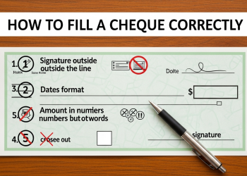 چیک صحیح طریقے سے کیسے فل کریں