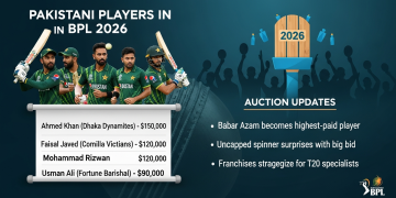 BPL 2026 میں پاکستانی کھلاڑی: مکمل فہرست اور آکشن اپ ڈیٹس