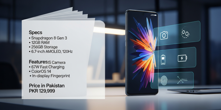 Oppo Reno 15 Pro کی اسپیسفیکیشنز، فیچرز اور قیمت پاکستان میں