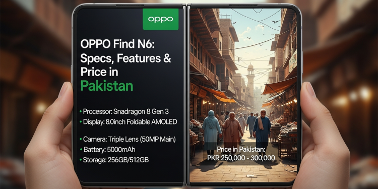 OPPO Find N6 کی اسپیکس: فیچرز اور پاکستان میں قیمت 2026