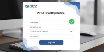 PIFRA میں ای میل رجسٹر کیسے کریں؟