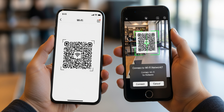 Wi-Fi QR کوڈ اسکین کیسے کریں