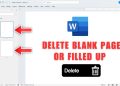 Word میں خالی پیج ختم کیسے کریں