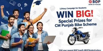 بی او پی طلباء کے لیے لاٹری مہم – سی ایم پنجاب بائیک اسکیم کے لیے خصوصی انعامات