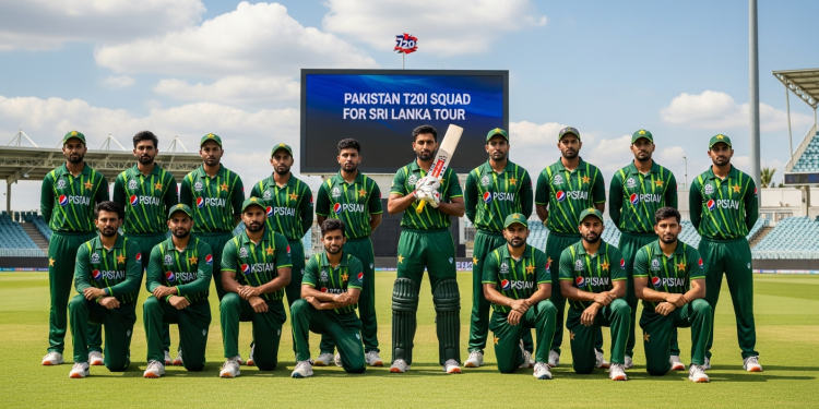 سری لنکا کے دورے کے لیے پاکستان T20I اسکواڈ کا اعلان