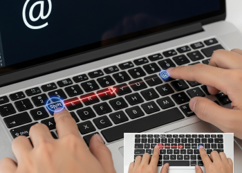 لیپ ٹاپ کی بورڈ پر @ کیسے ٹائپ کریں؟