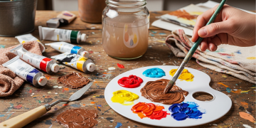 براؤن کلر بنانے آسان کا طریقہ